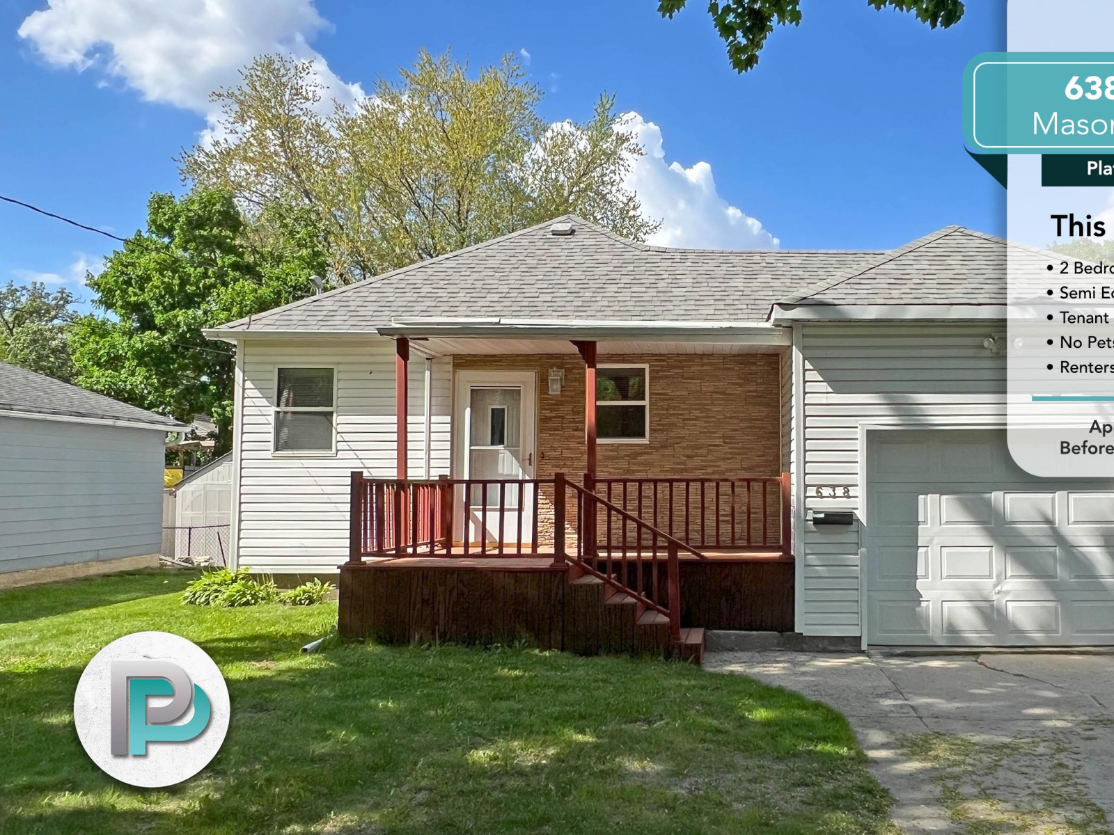 638 10th St NE, Mason City, Iowa 50401, 2 Bedrooms Bedrooms, ,1 BathroomBathrooms,House,For Rent,10th St NE,1191