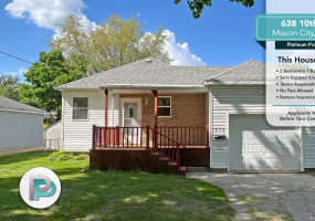 638 10th St NE, Mason City, Iowa 50401, 2 Bedrooms Bedrooms, ,1 BathroomBathrooms,House,For Rent,10th St NE,1191