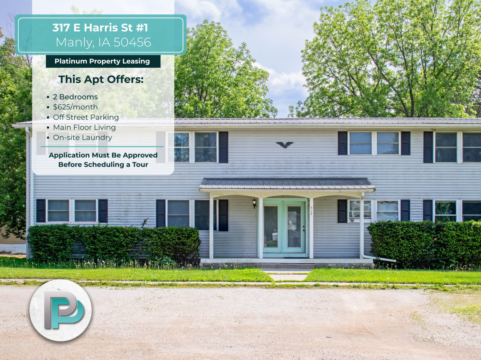 317 E Harris St #1, Manly, Iowa 50456, 2 Bedrooms Bedrooms, ,1 BathroomBathrooms,Apartment,For Rent,E Harris St #1,1208 317 E Harris St #1, Manly, Iowa 50456, 2 Bedrooms Bedrooms, ,1 BathroomBathrooms,Apartment,For Rent,E Harris St #1,1208