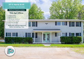317 E Harris St #1, Manly, Iowa 50456, 2 Bedrooms Bedrooms, ,1 BathroomBathrooms,Apartment,For Rent,E Harris St #1,1208