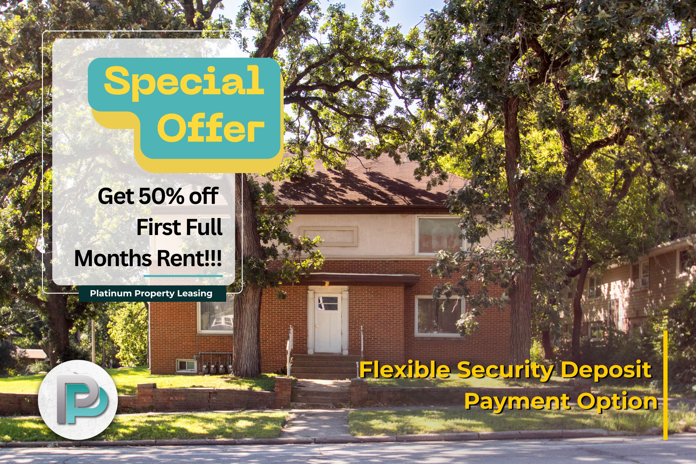 Apartment For Rent-50% Off 1 Month Rent-$600