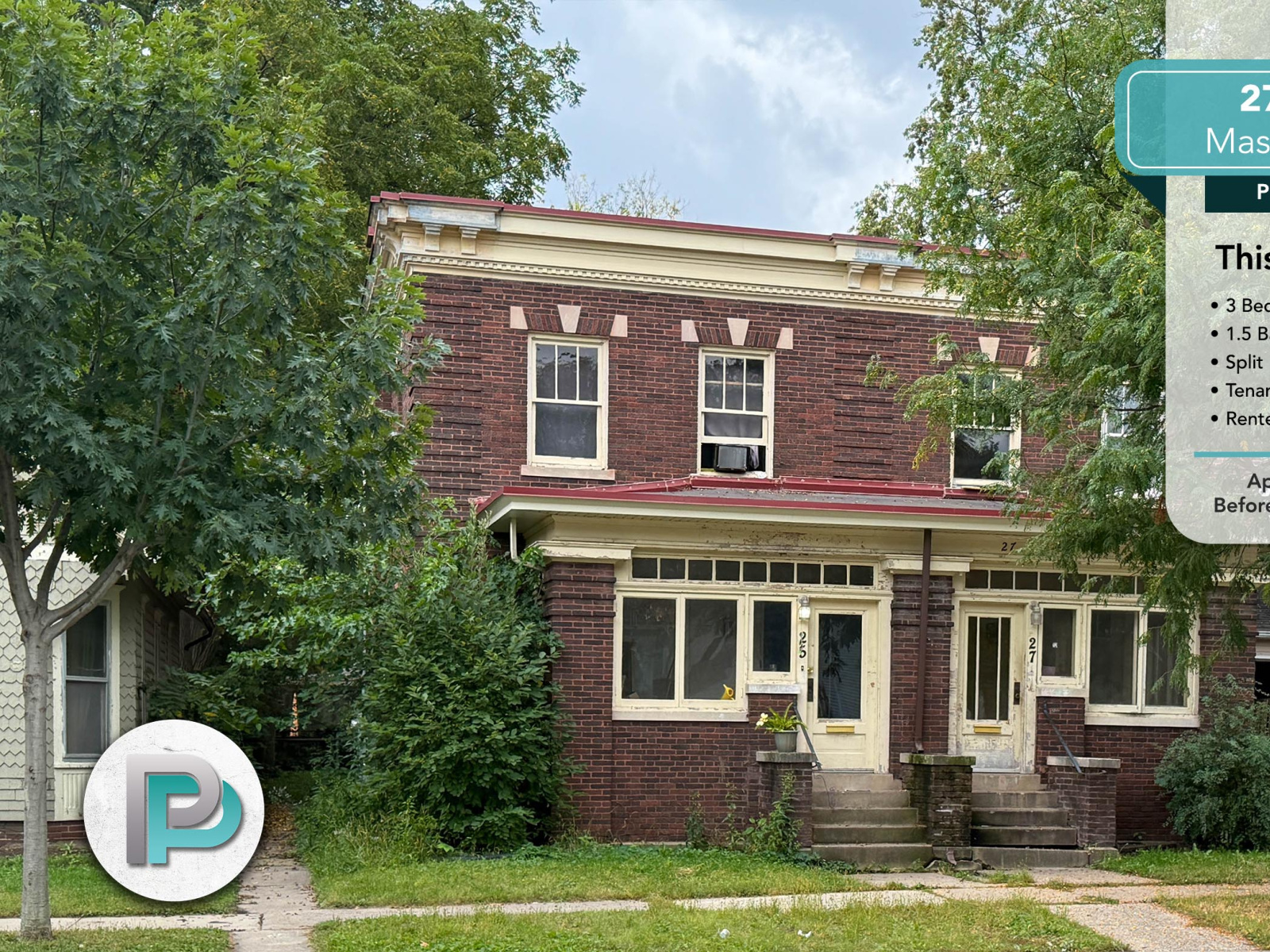 27 6th St NW, Mason City, Iowa 50401, 3 Bedrooms Bedrooms, ,1.5 BathroomsBathrooms,Duplex,For Rent,6th St NW,1253