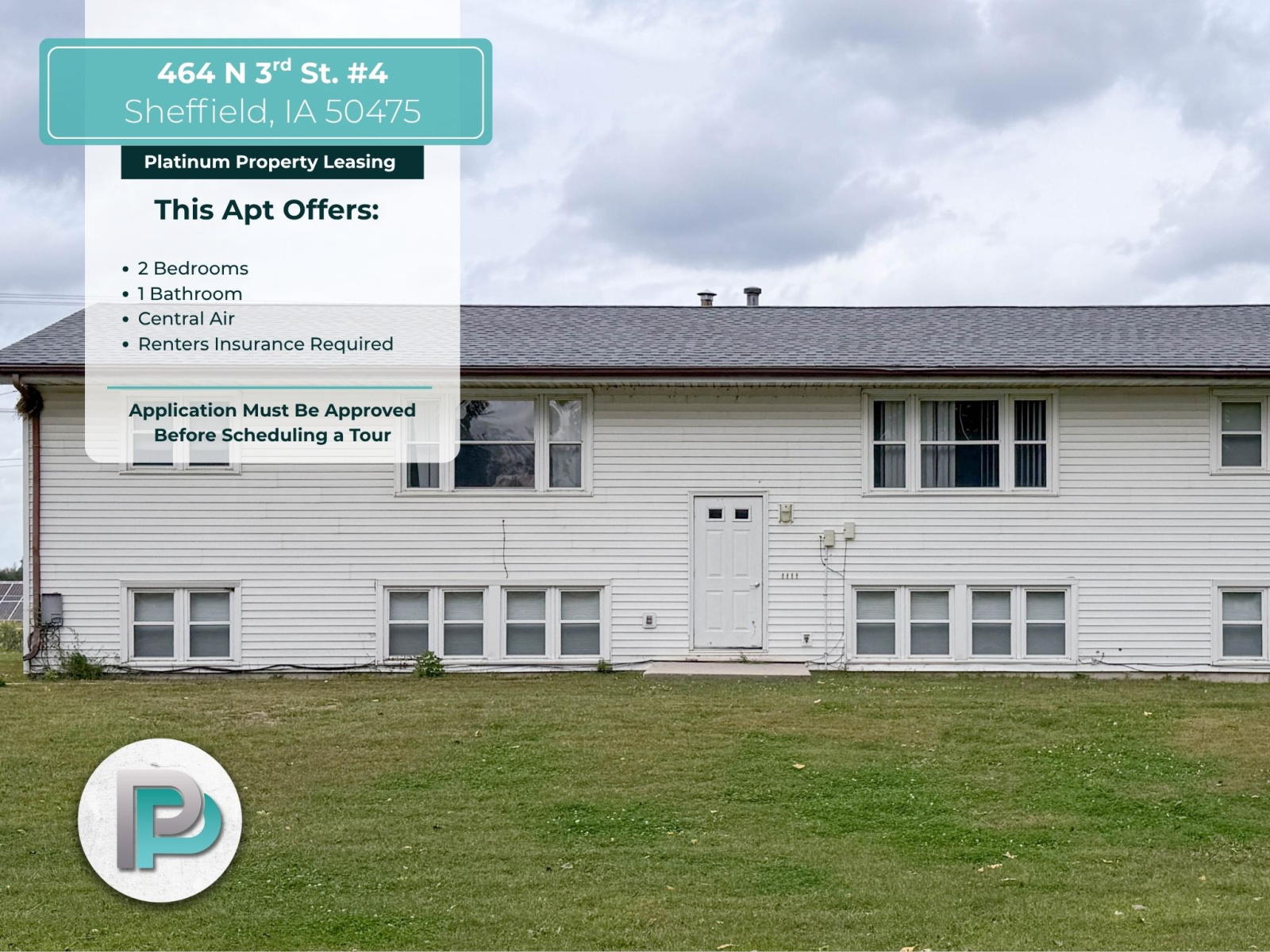 464 N 3rd St #4, Sheffield, Iowa 50475, 2 Bedrooms Bedrooms, ,1 BathroomBathrooms,Apartment,For Rent,N 3rd St #4,1255