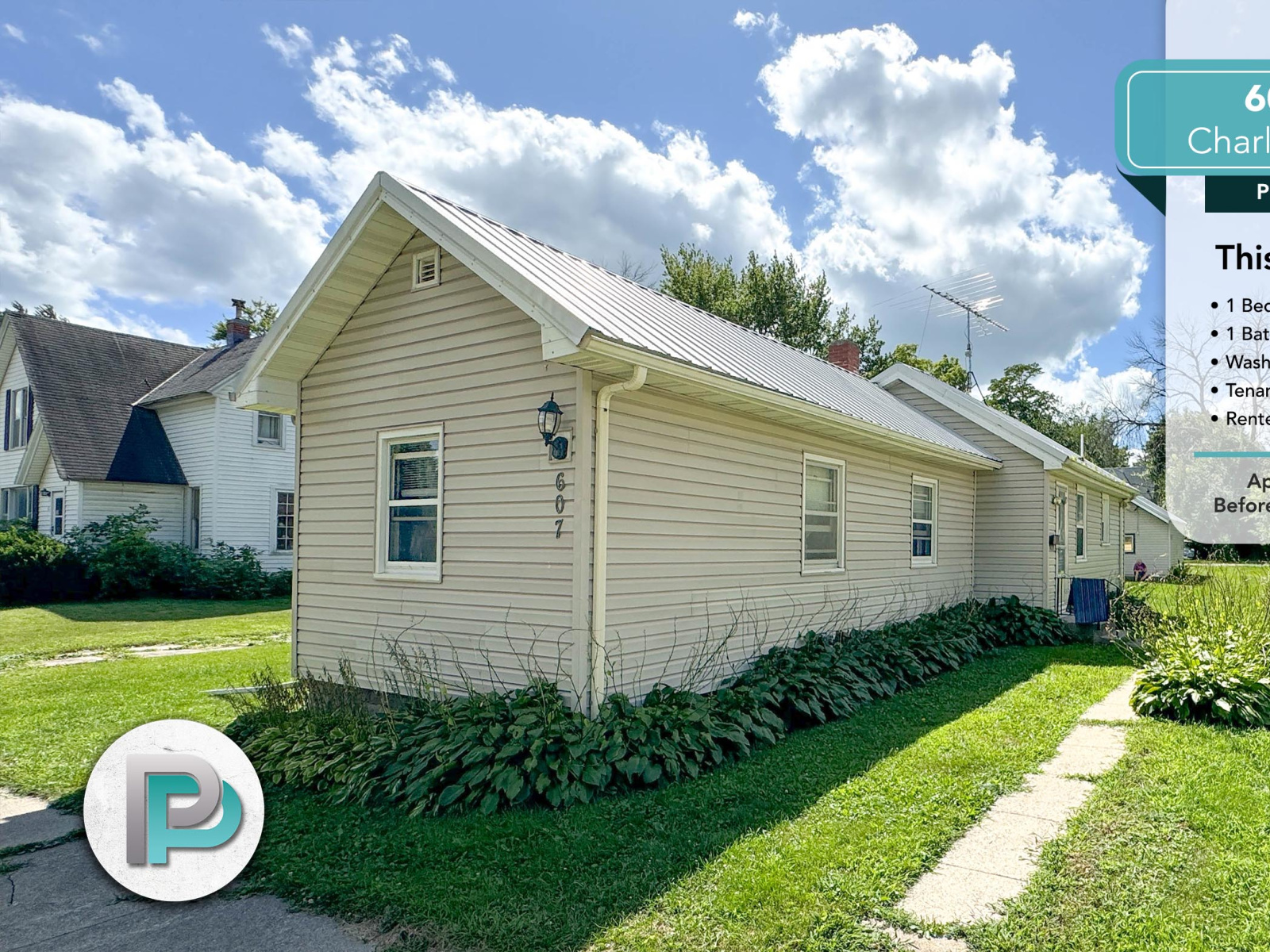 607 Cedar St, Charles City, Iowa 50616, 1 Bedroom Bedrooms, ,1 BathroomBathrooms,House,For Rent,Cedar St,1287