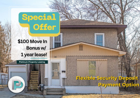 331 1/2 12th St. SE, Mason City, Iowa 50401, 2 Bedrooms Bedrooms, ,1 BathroomBathrooms,Duplex,For Rent,12th St. SE,2,1334