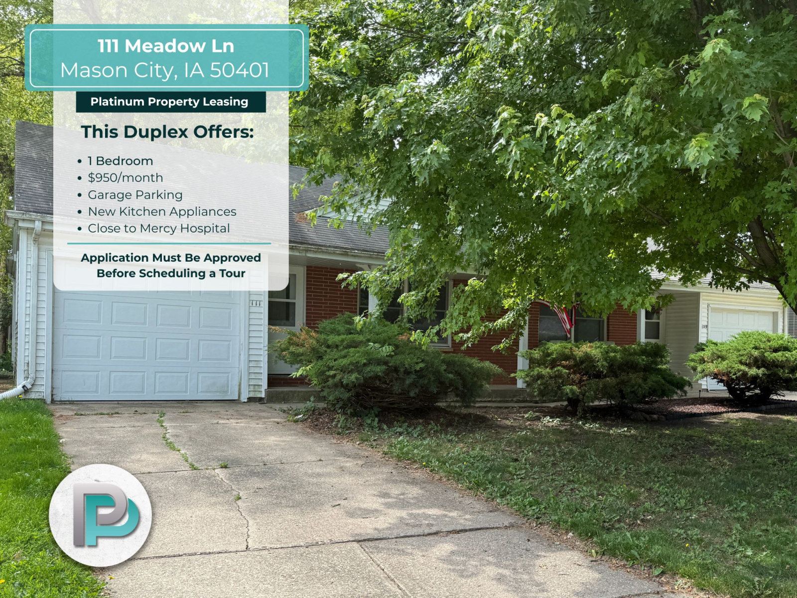 111 Meadow Lane, Mason City, Iowa 50401, 1 Bedroom Bedrooms, ,1 BathroomBathrooms,Duplex,For Rent,Meadow Lane ,1358 111 Meadow Lane, Mason City, Iowa 50401, 1 Bedroom Bedrooms, ,1 BathroomBathrooms,Duplex,For Rent,Meadow Lane ,1358